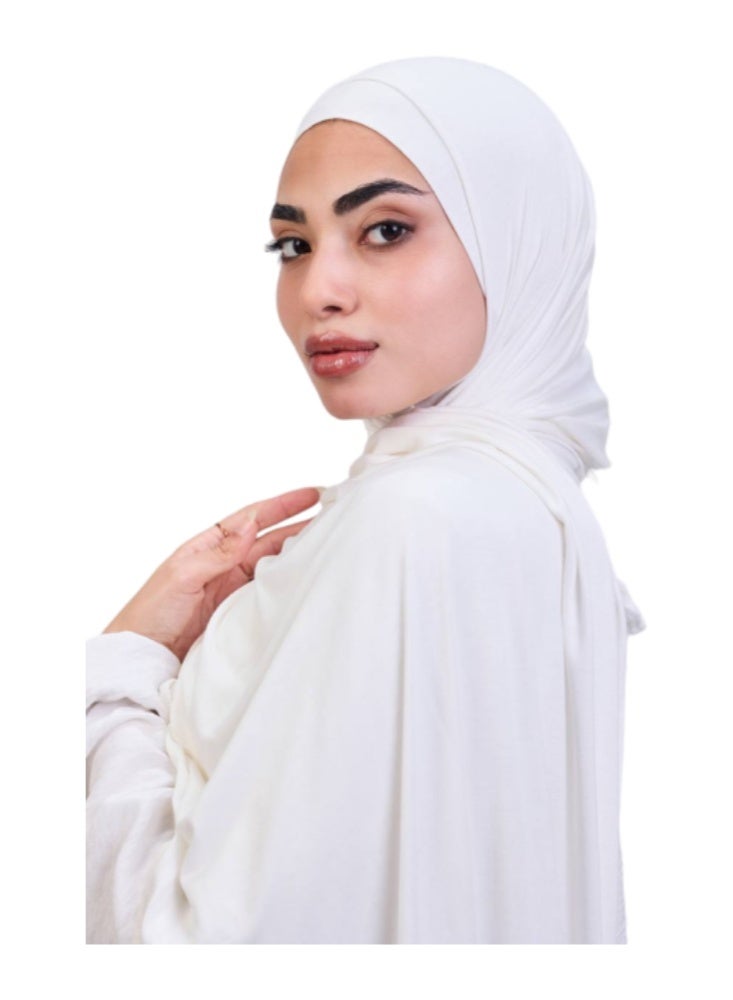 Luxury Cotton Gillette Scarf with Comfortable Tie Bandana - 2m Length, 60cm Width - Solid Colors, 100% Pure Cotton Gillette Seamless Material. - Image 1